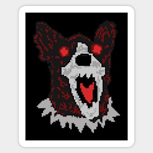 Pixel dog Sticker